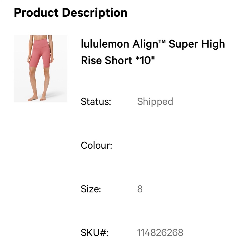 LULULEMON Alight Super High Waist 10”